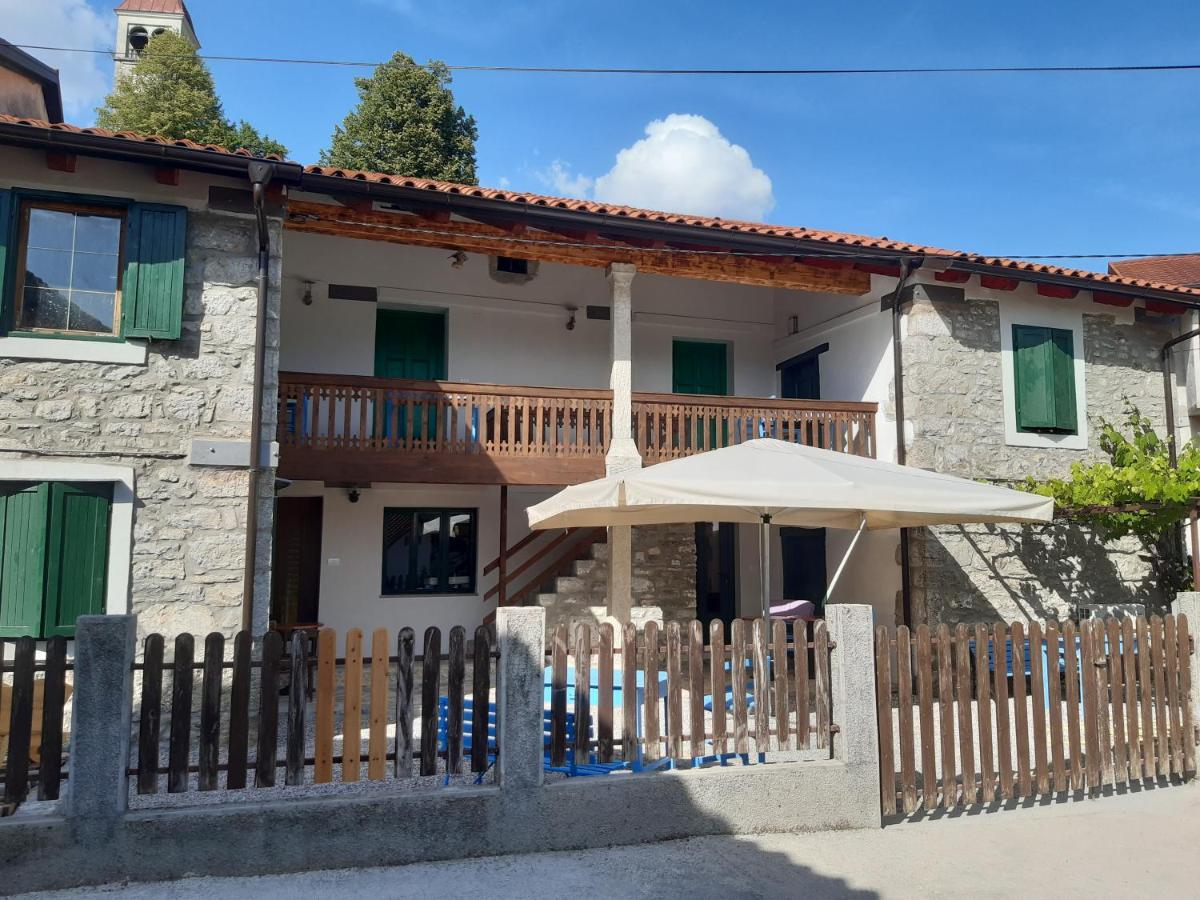 Hisa Vojko Apartman Kobarid Kültér fotó